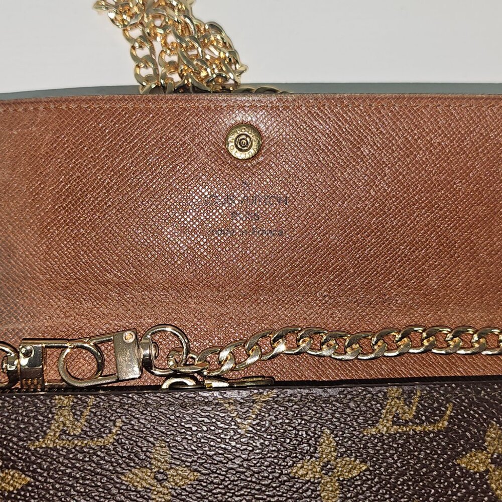 Authentic Louis Vuitton Monogram Snap Flap Wallet - image 3